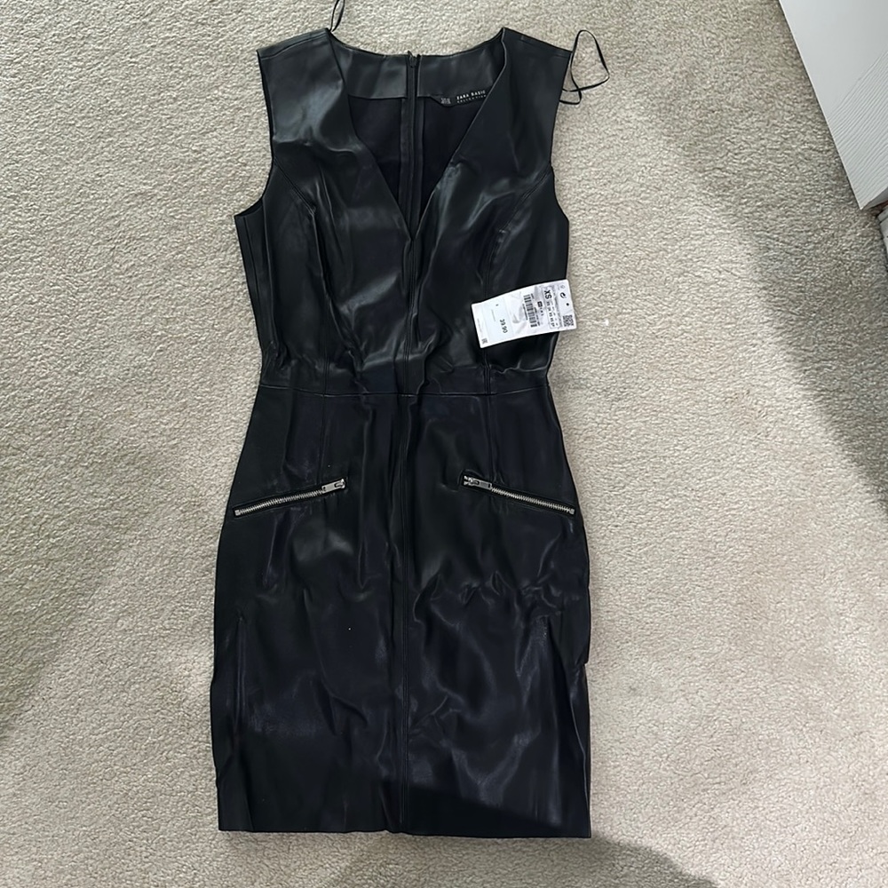 Brand new Zara leather dress